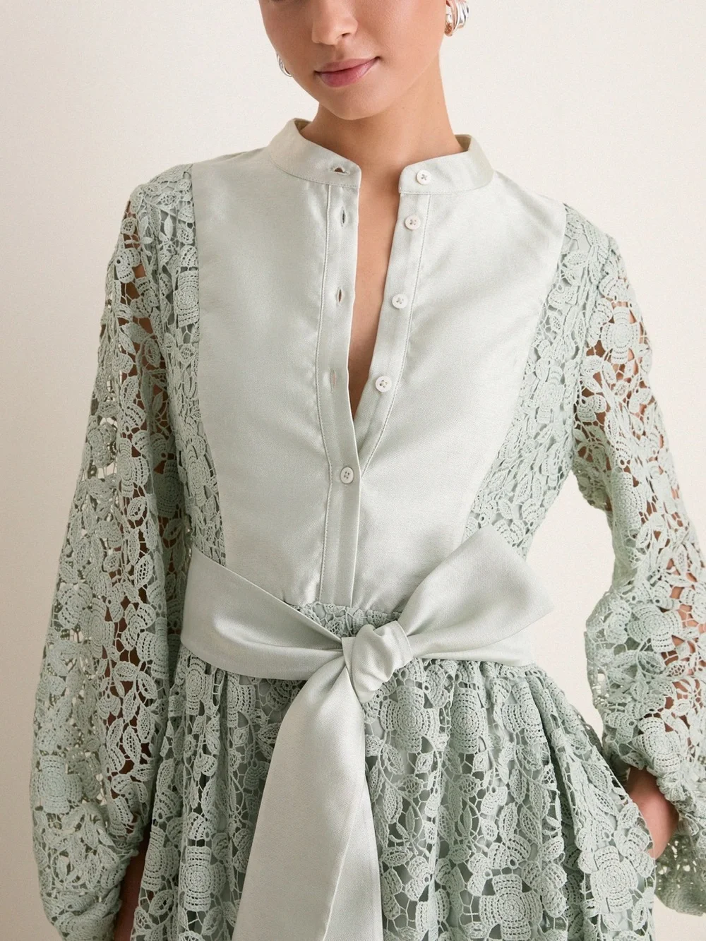 Tuckernuck Sage Lace Calliope Dress